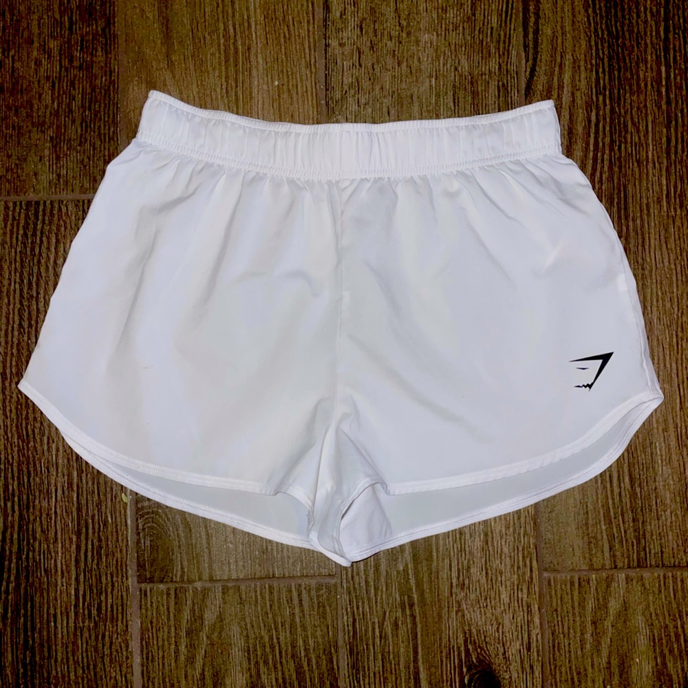 Gymshark White Running Shorts Size Extra Small